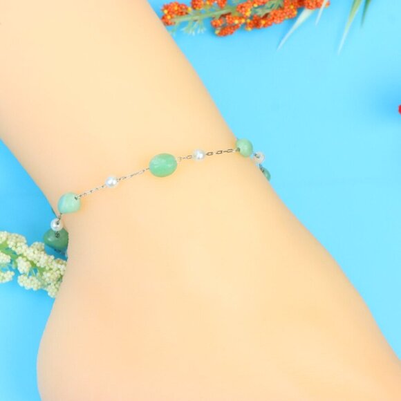 Elegant Handmade Anklet – Perfect for Women & Girls | Ideal Gift Option, DYC1595 - Picture 2 of 9